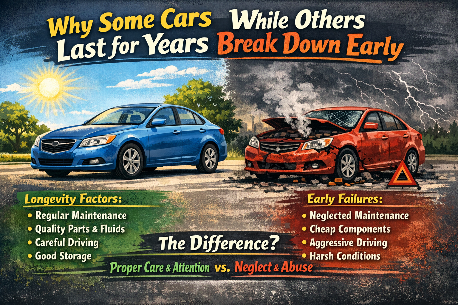 Why Some Cars Last for Years While Others Break Down Early