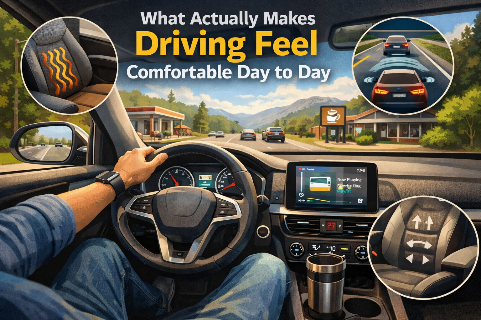 What Actually Makes Driving Feel Comfortable Day to Day