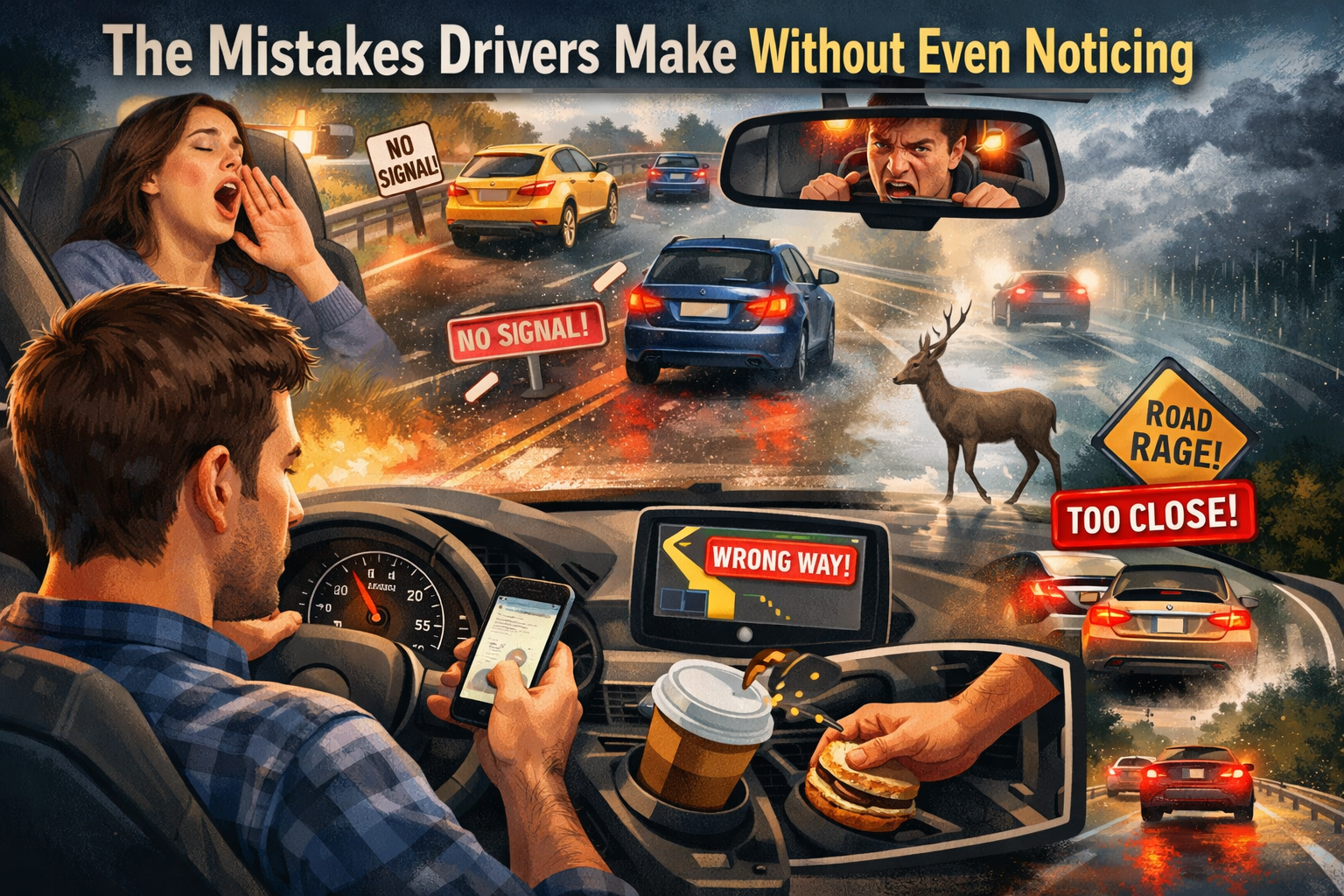 The Mistakes Drivers Make Without Even Noticing