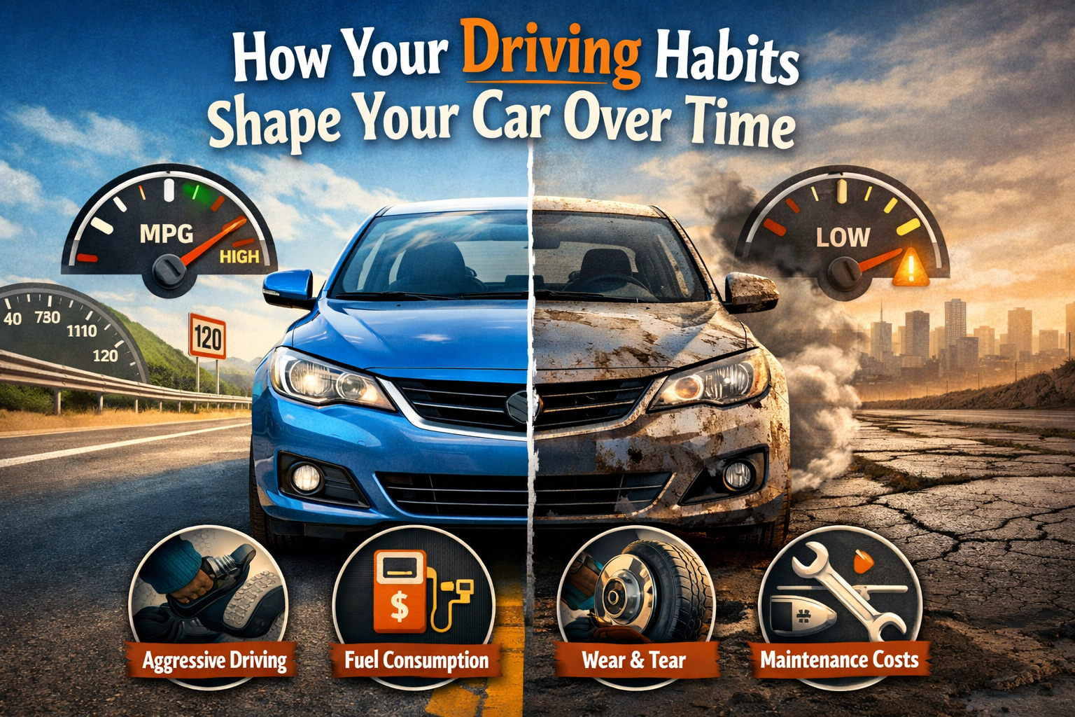 How Your Driving Habits Shape Your Car Over Time